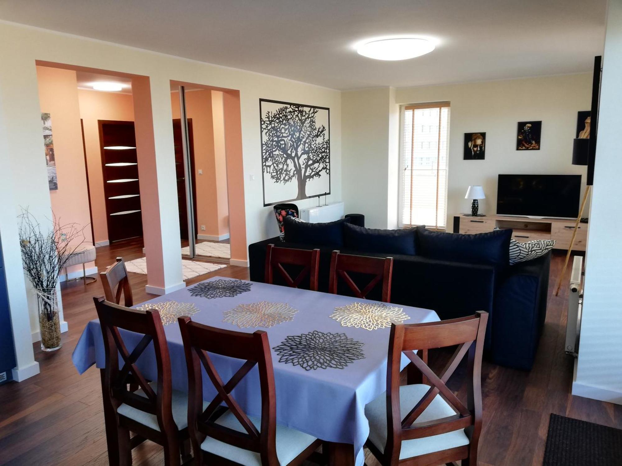 Apartament 80M2 Z 70M2 Tarasem -W Pelni Wyposazony - Wyjatkowe Centrum Miasta Wloclawek Exterior foto